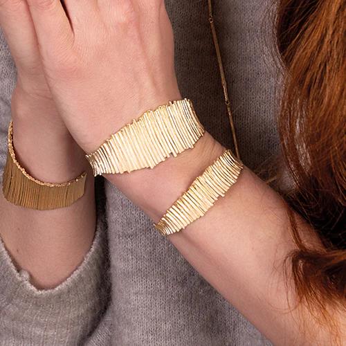 Armspange Forest small 925 Silber goldplattiert - Noen - 97126