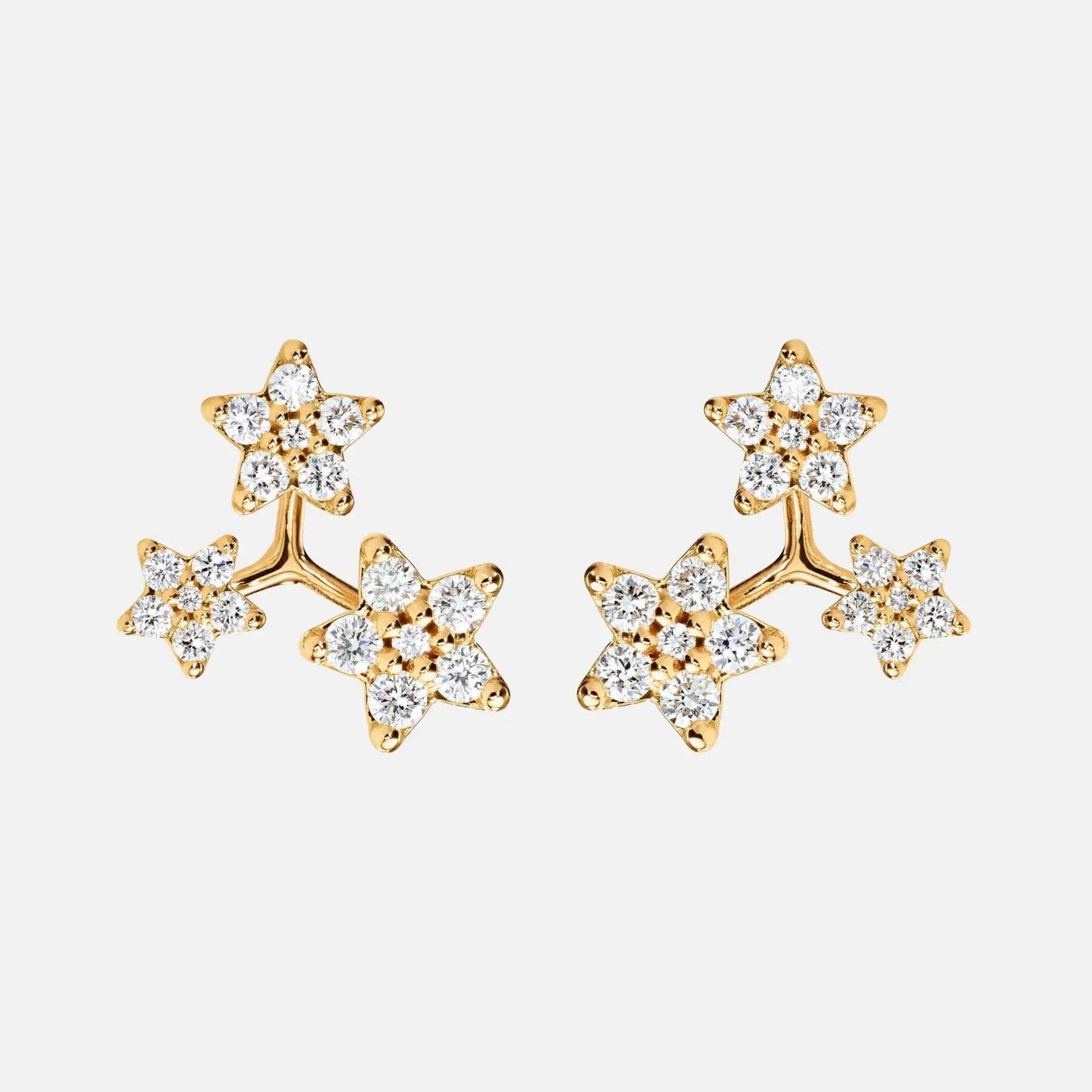 Ohrringe 3 Shooting Stars 18K Gelbgold - Ole Lynggaard - A3089-402