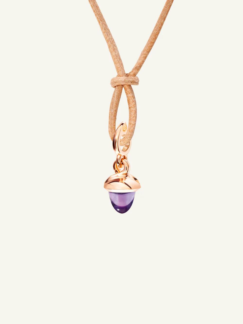 Anhänger MiniMikado Amethyst 18K Roségold - Tamara Comolli - P-mMC-Am-rg