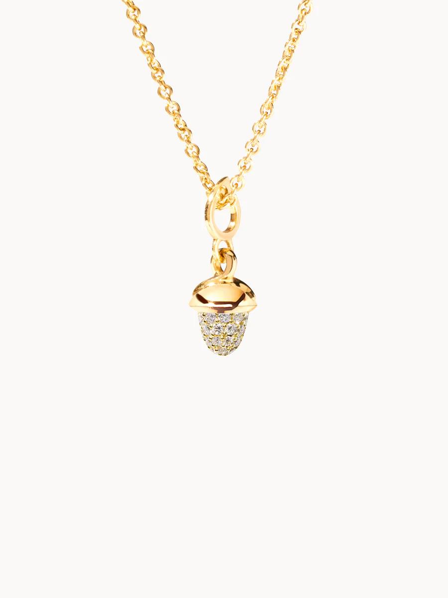 Anhänger MiniMikado Diamant Pavé 18K Gelbgold - Tamara Comolli - P-mMC-p-yg