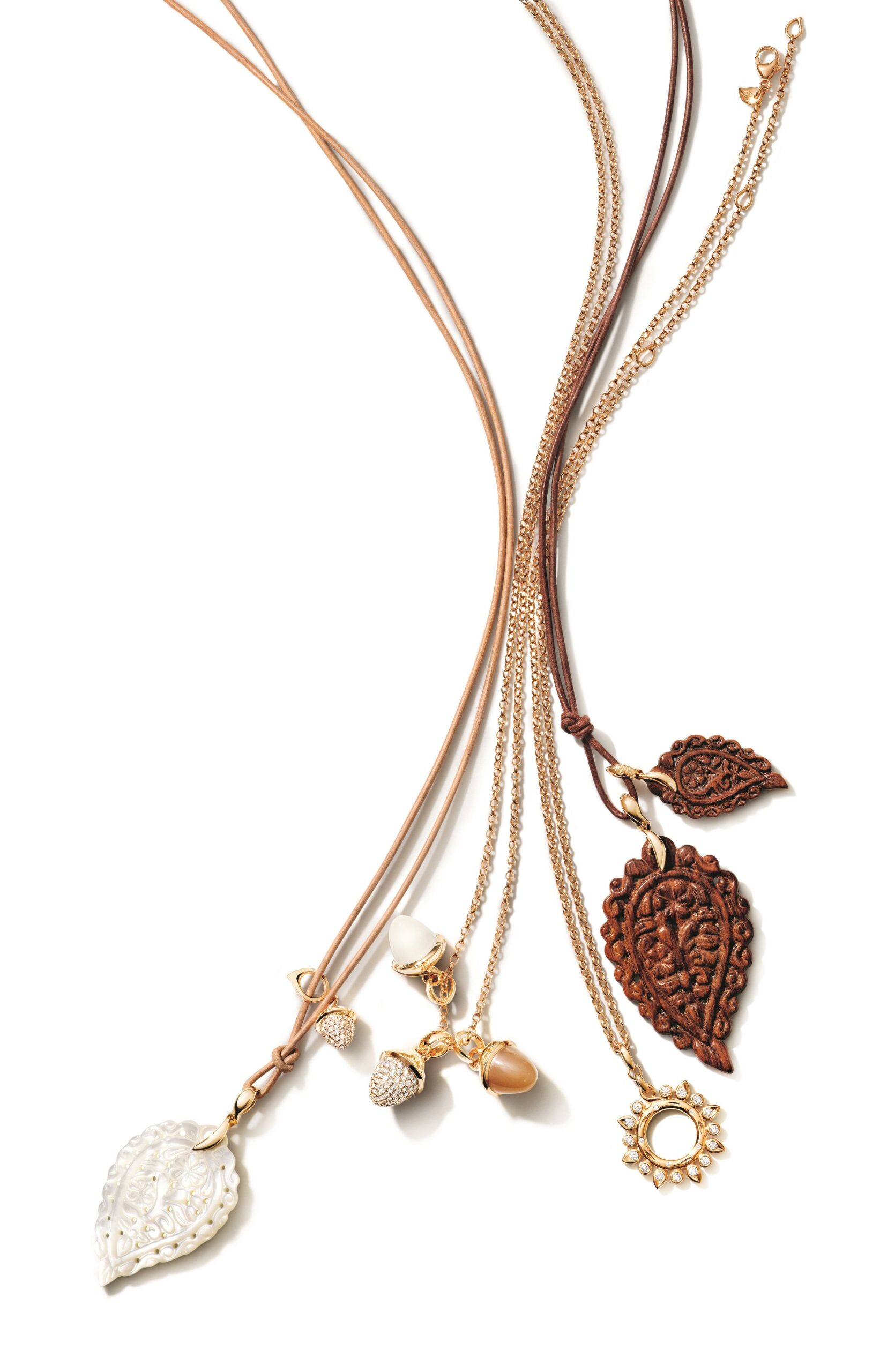 Anhänger MiniMikado Diamant Pavé 18K Gelbgold - Tamara Comolli - P-mMC-p-yg