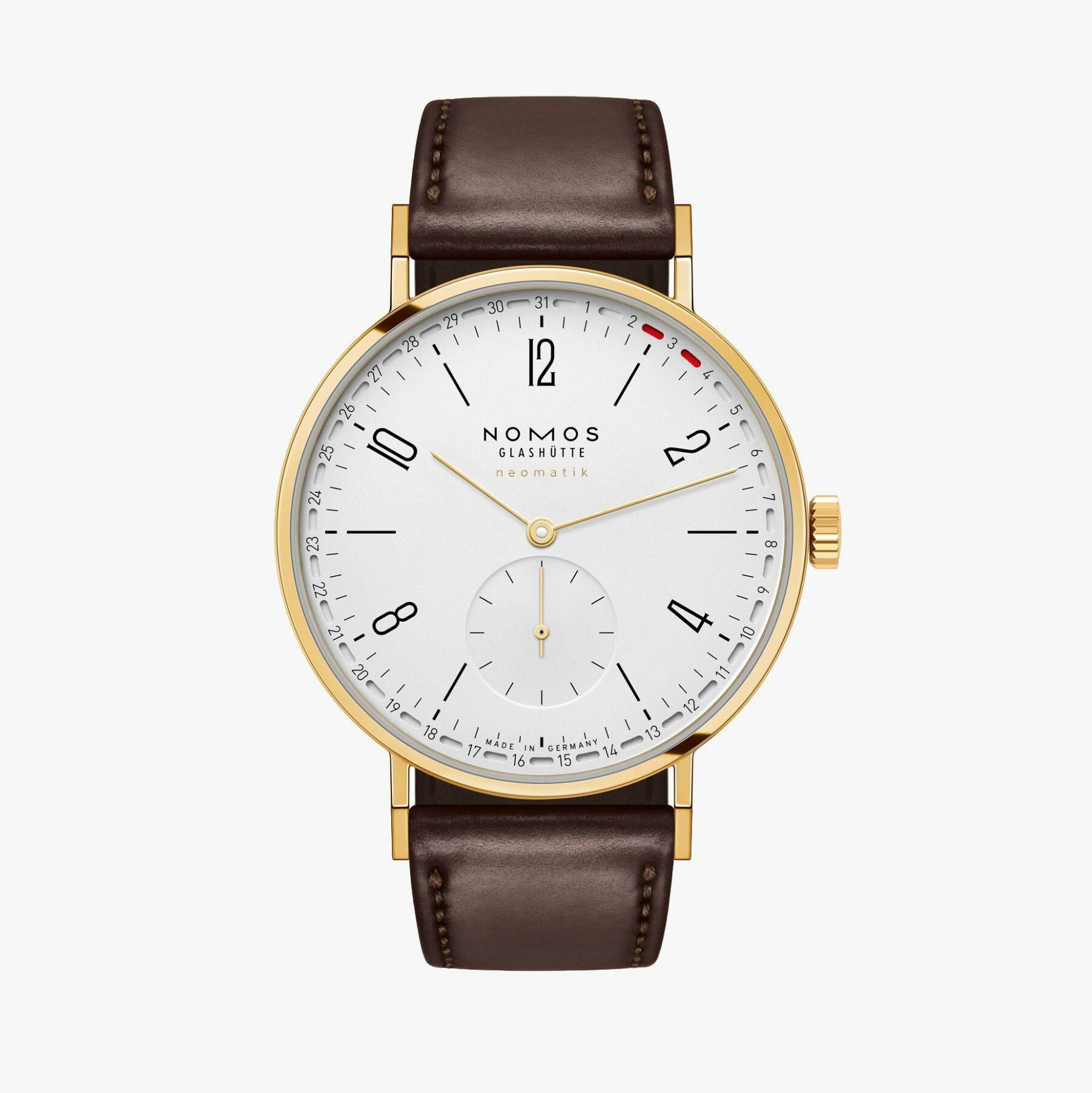 196 Tangente Gold Update Automatik 38 mm - NOMOS Glashütte - U-196