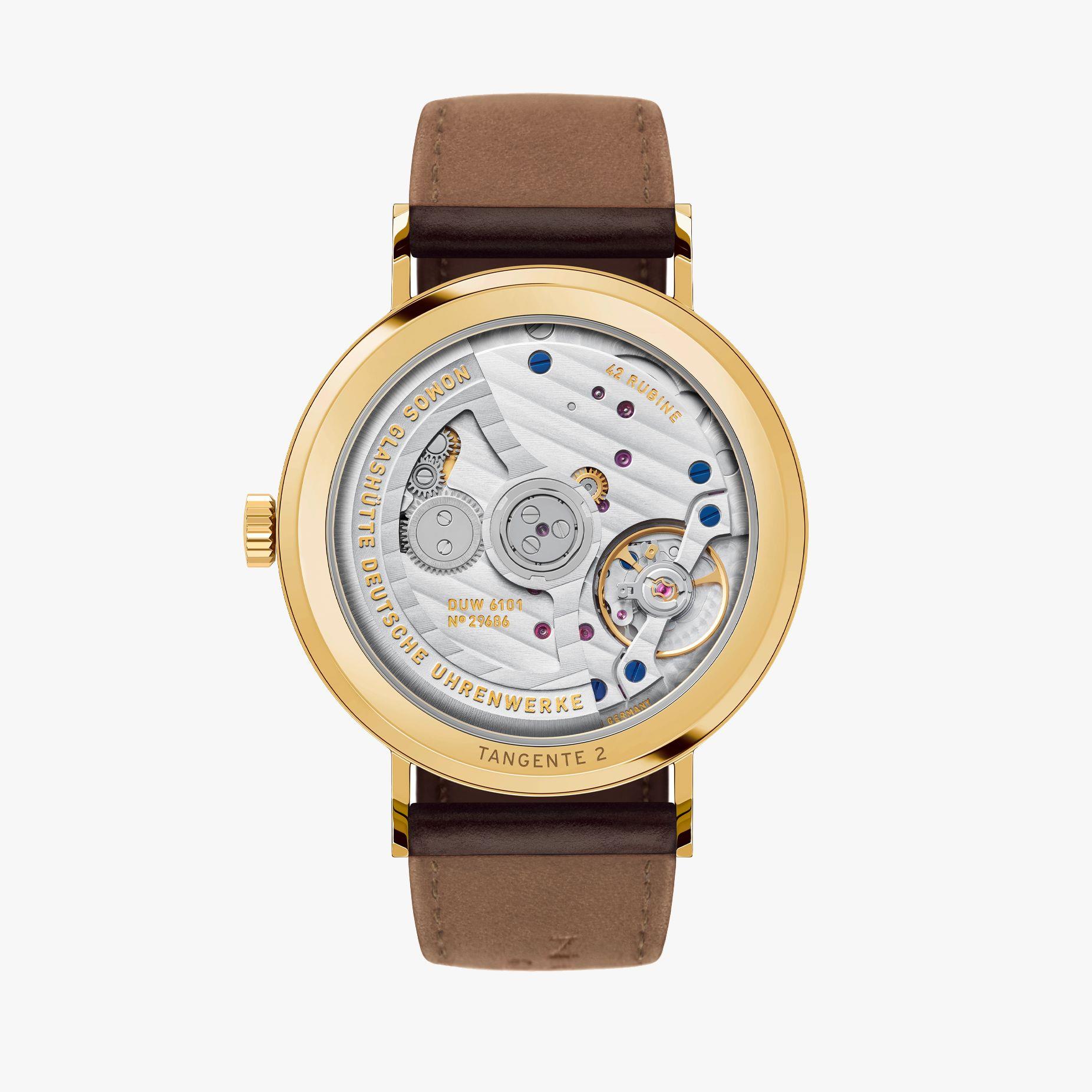 196 Tangente Gold Update Automatik 38 mm - NOMOS Glashütte - U-196