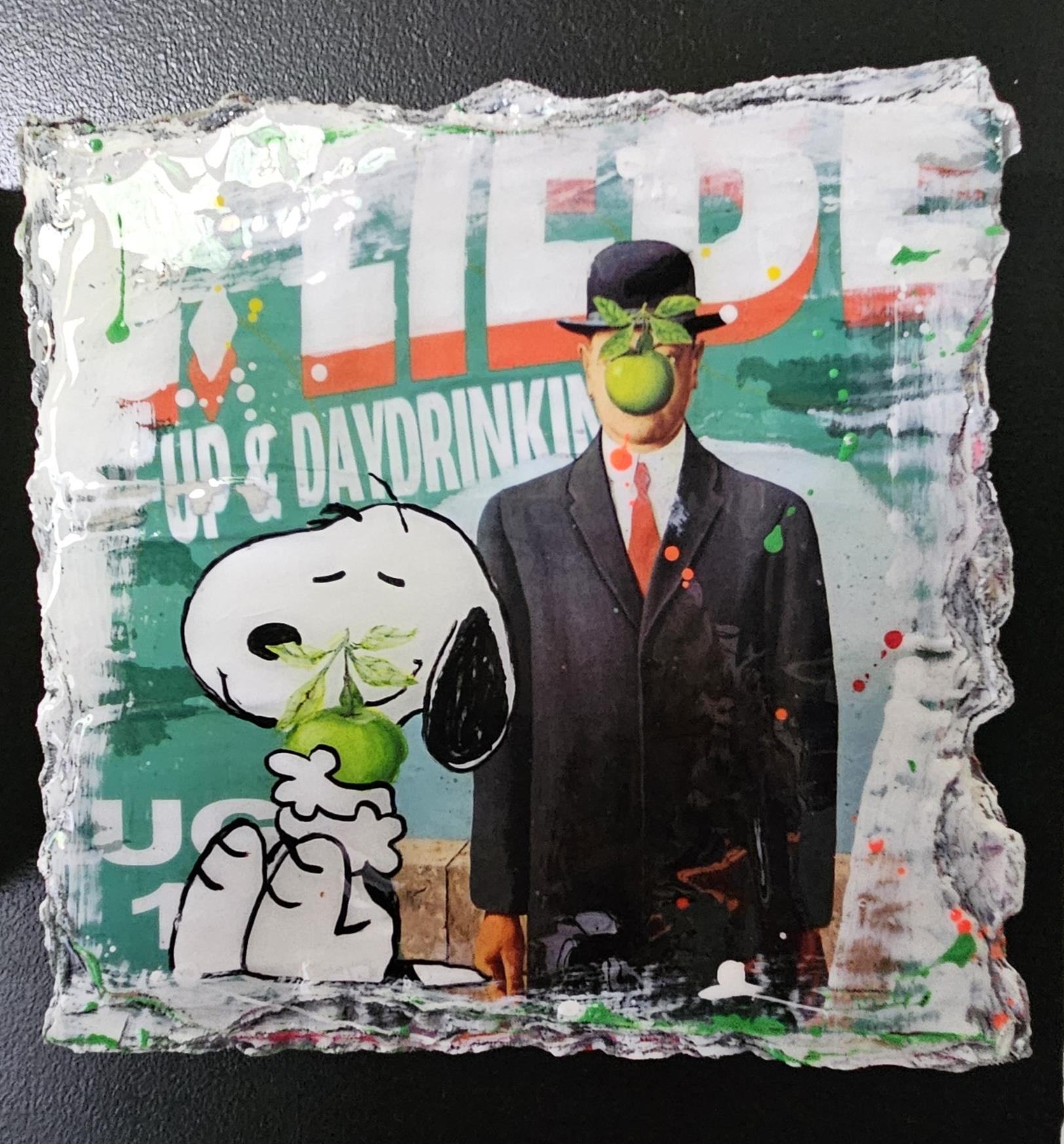 Crazybox - Magritte und Snoopy an apple a day... - Kiesewalter, Tanja - k-2607TK04