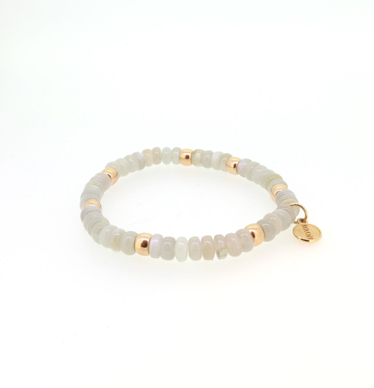 Armband Reflex Mondstein 18kt Roségold - Bron - 8AR3985MIX25