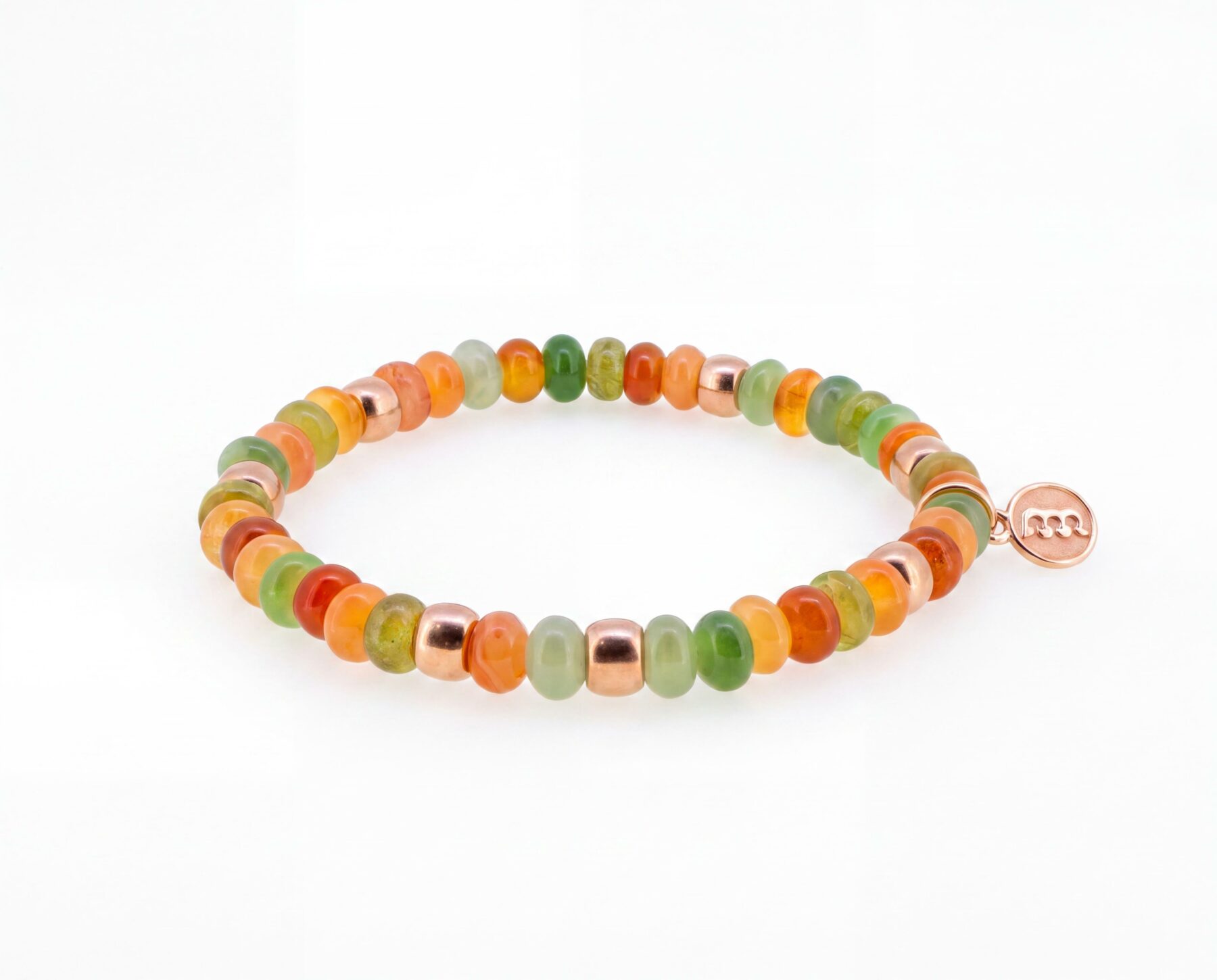 Armschmuck Reflex Carneol, Chalcedon, Jade - Bron - 8AR3985MIX93
