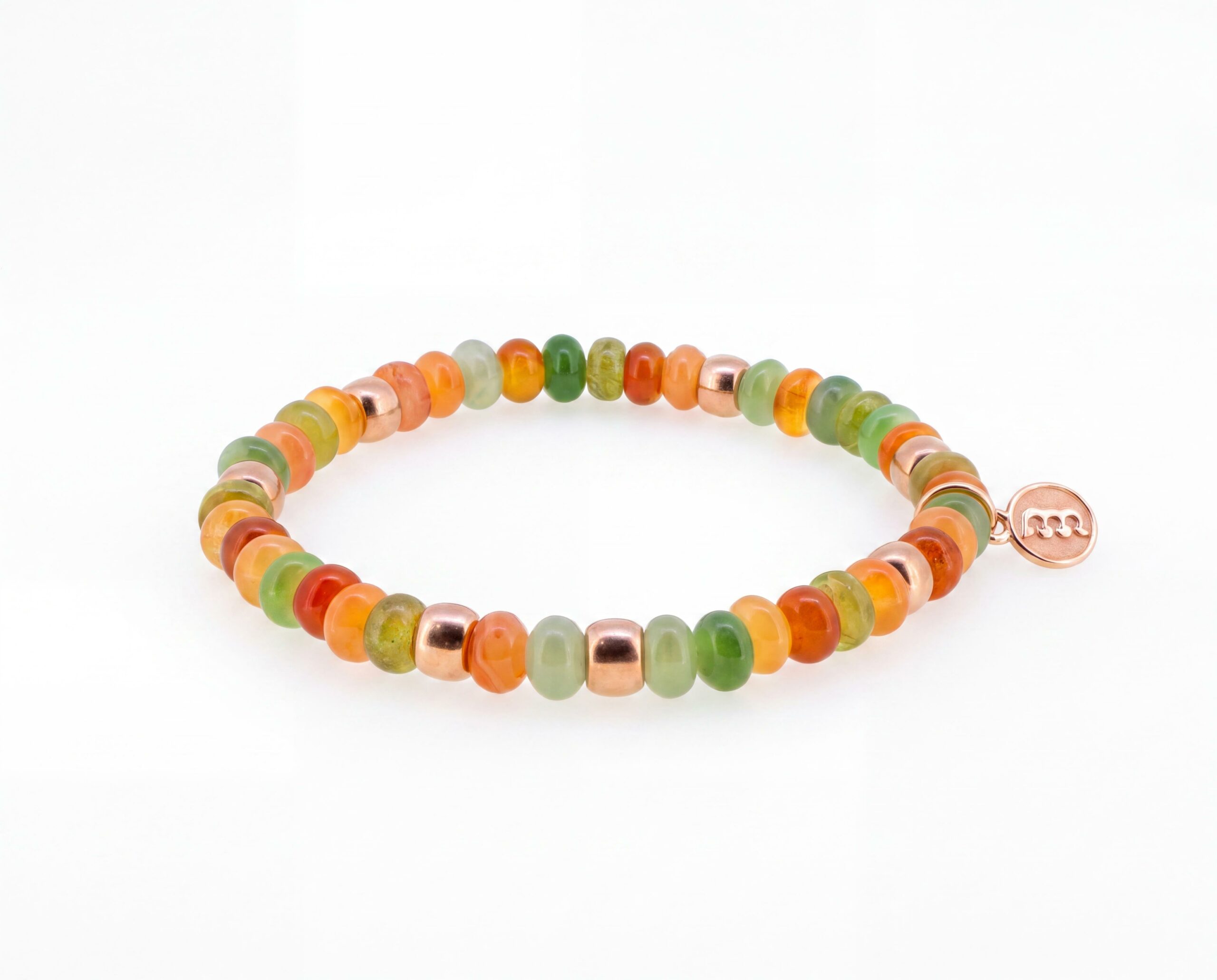 Armschmuck Reflex Carneol, Chalcedon, Jade - Bron - 8AR3985MIX93