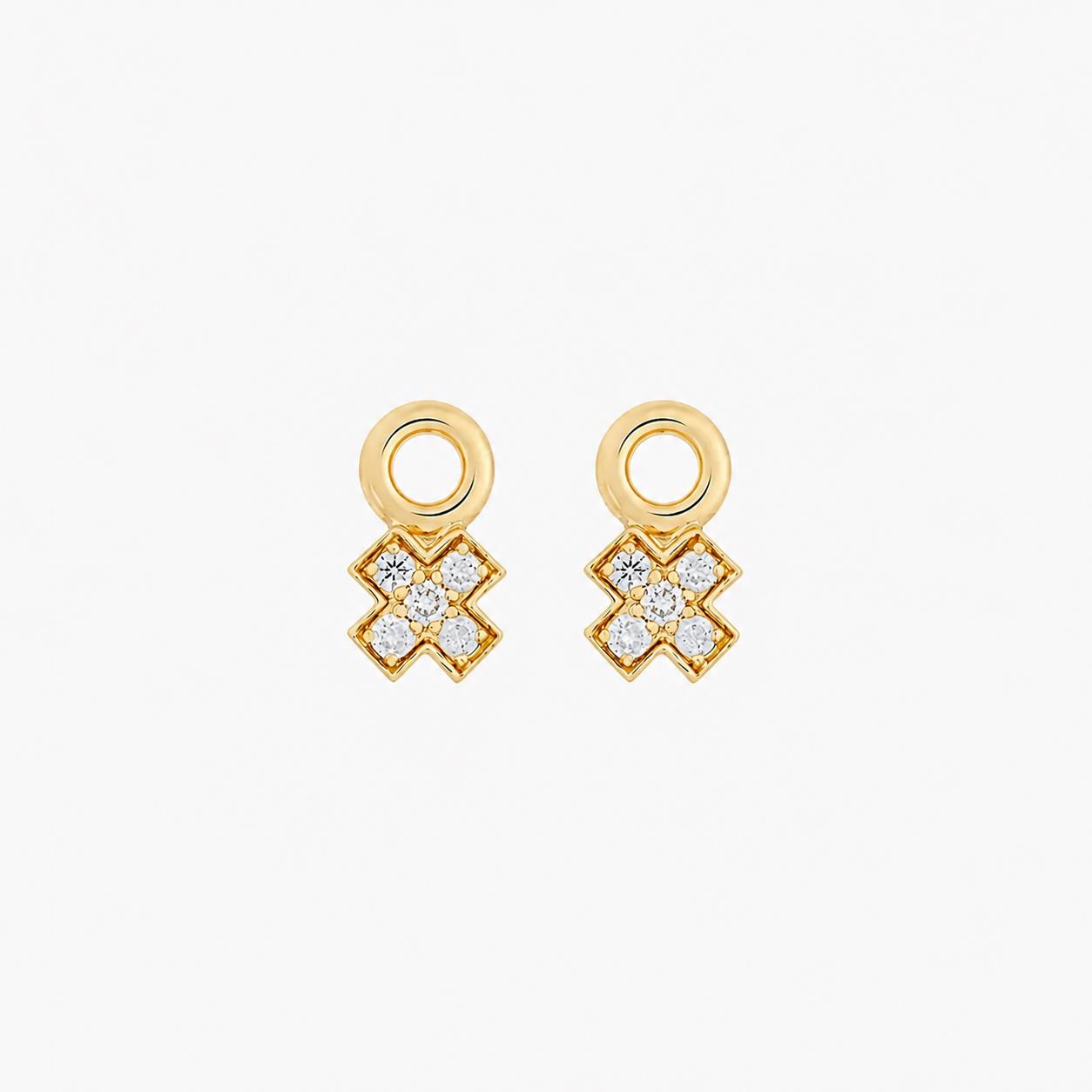 Einhänger Joy Kiss 18K Gelbgold Brillanten - Bron - 8OG4816BR