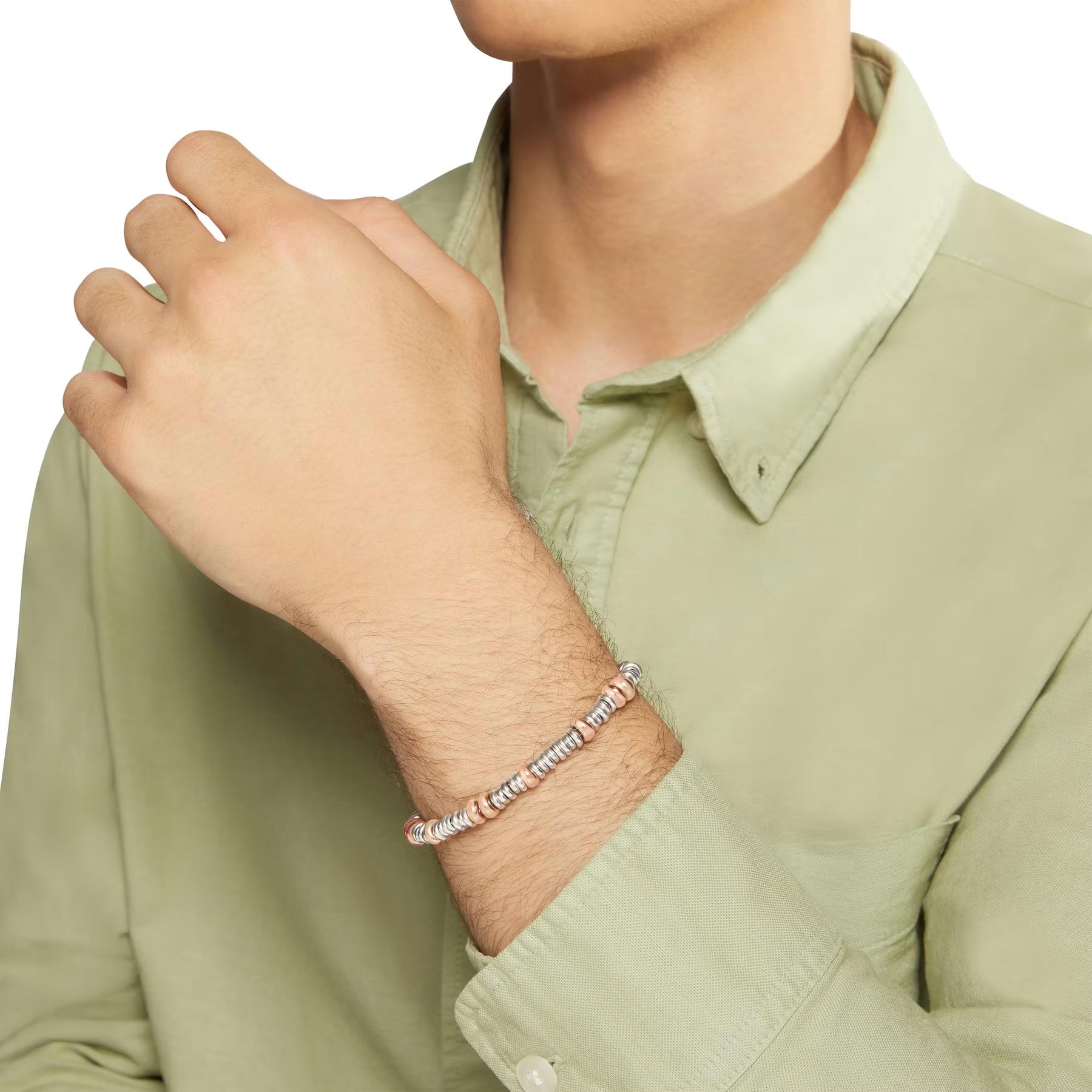 Armband Rondelle 925 Silber, Silber vergoldet - Dodo - DBC6020RONDE00RAG_M