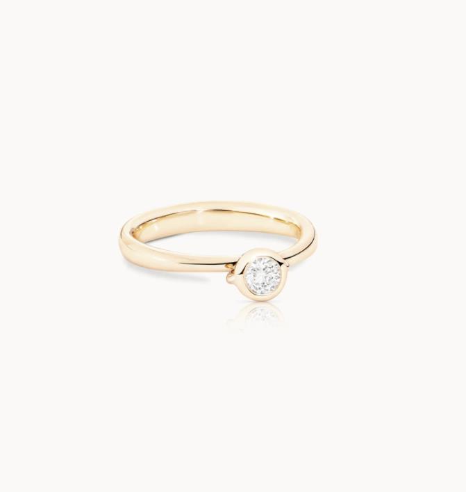 Ring Bouton Solitaire Classic 18K Roségold - Tamara Comolli - R-BOU-Sol-Cl-rg