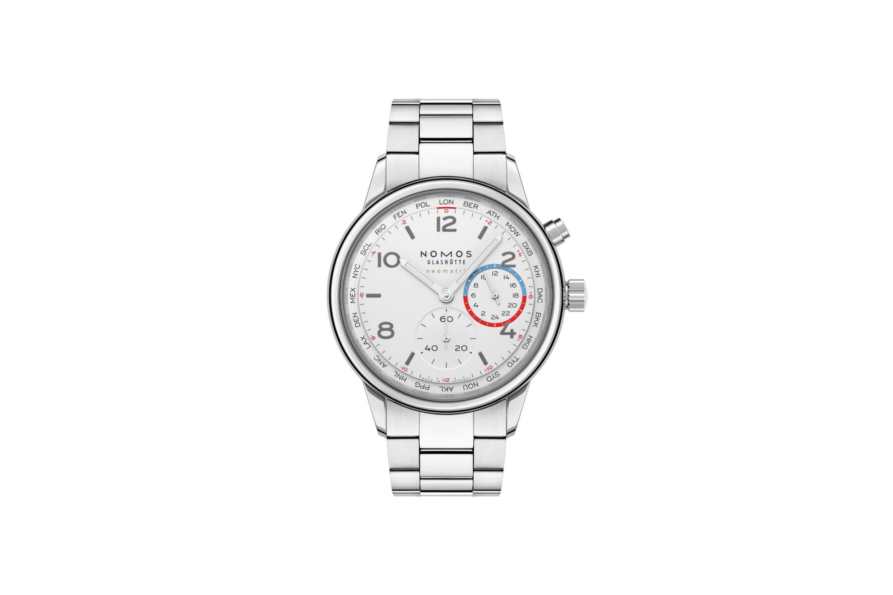 Club Sport neomatik Weltzeit Automatik 40mm - NOMOS Glashütte - U-792.SB
