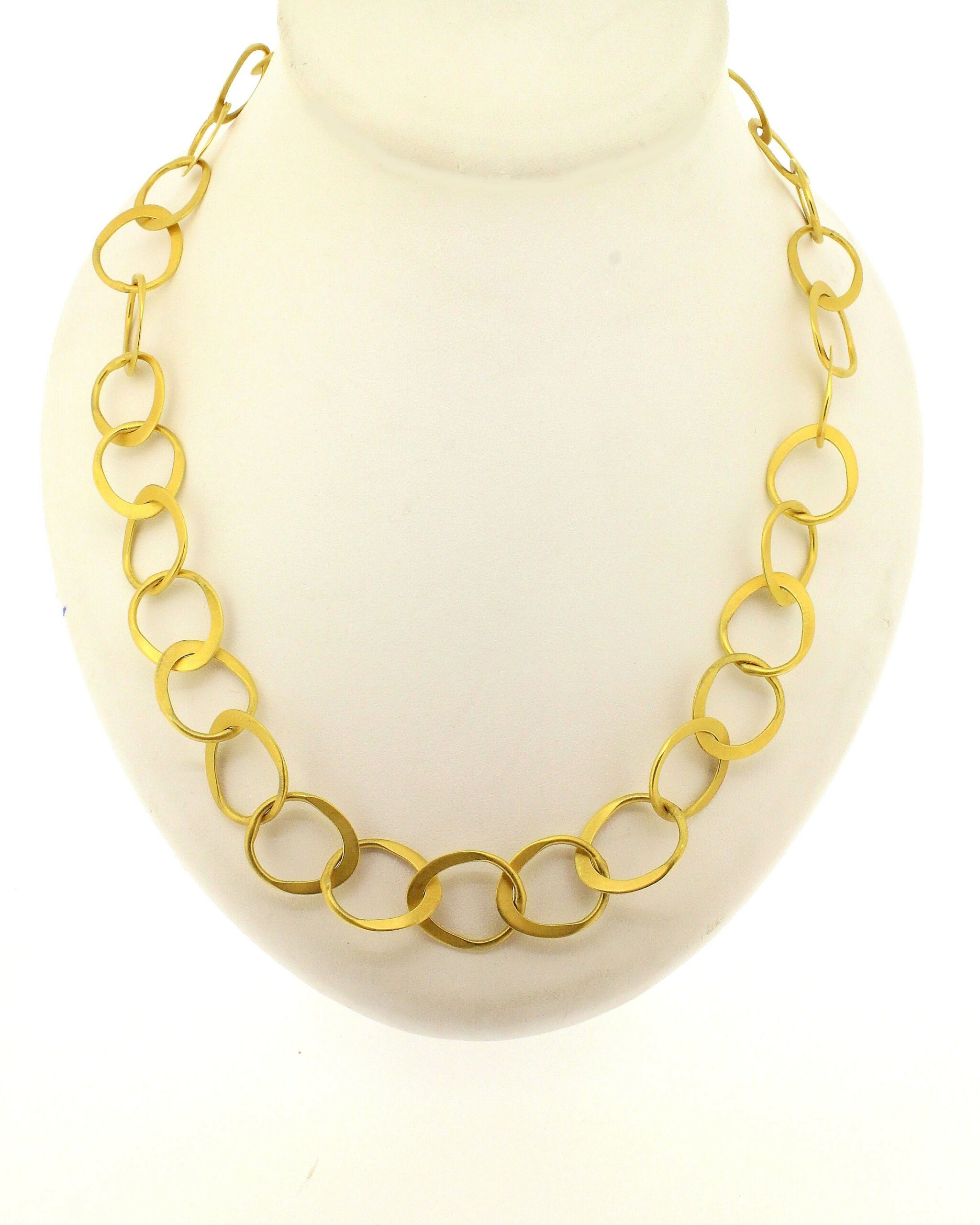Kette 925 Silber goldplattiert ca.49cm - Antje Liebscher - 10769