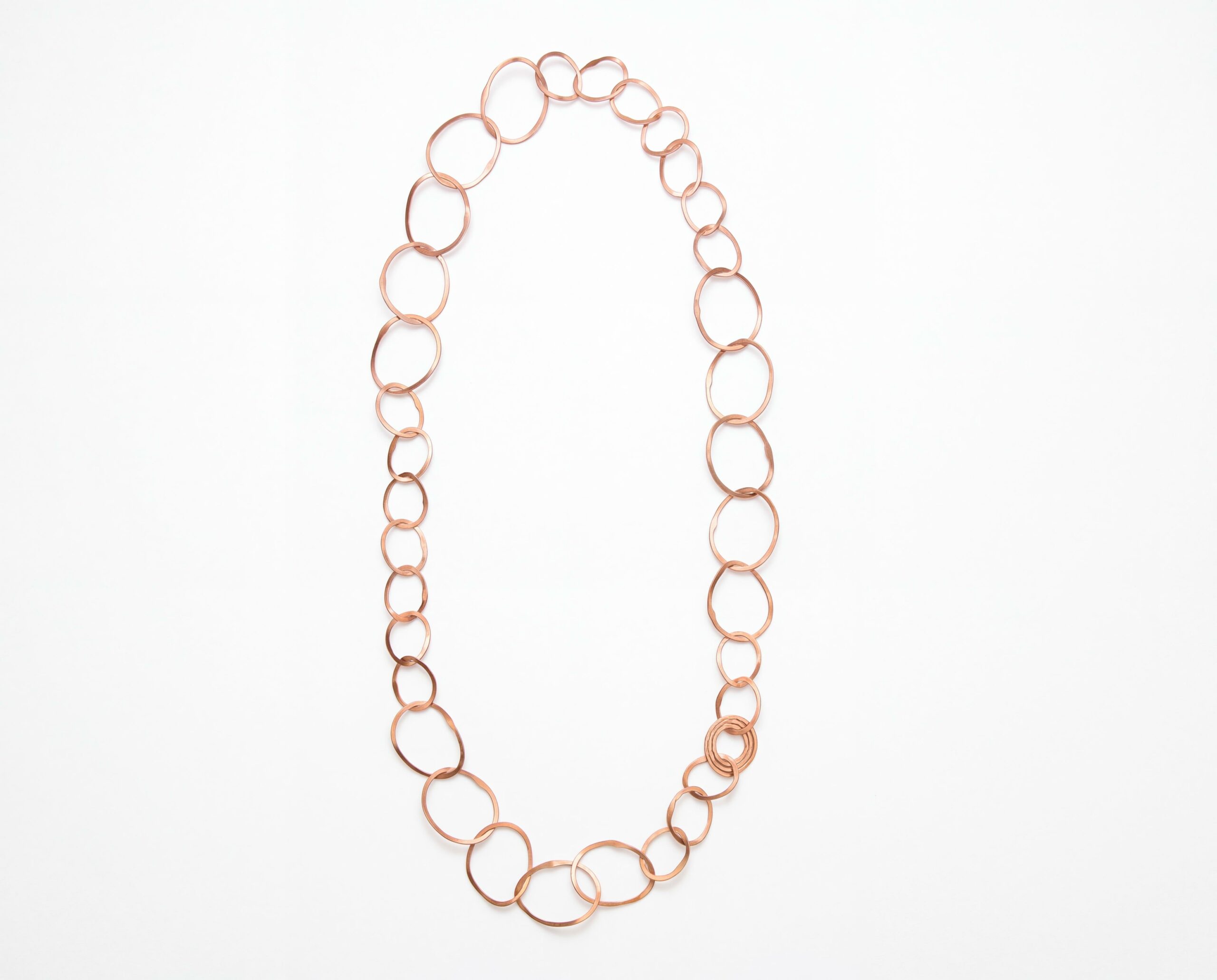 Kette Welle Silber rosegoldplattiert - Antje Liebscher - 11747