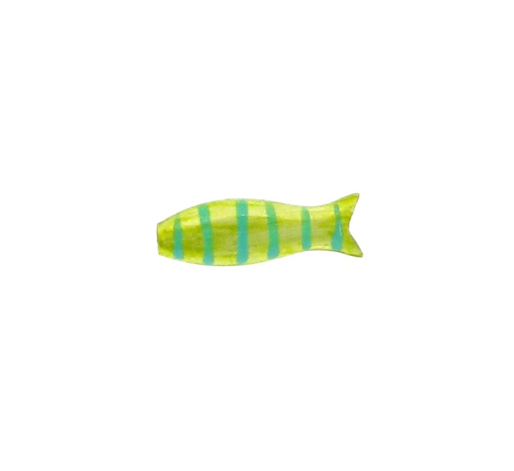 Anhänger Kleiner Fisch Silber Emaillack grün - Sabine Scheuble - F10007SEGS