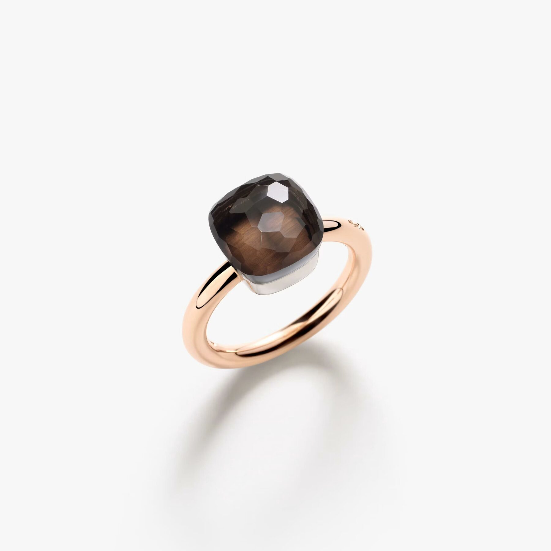 Ring Nudo Classic Rauchquarz 18K Gold - Pomellato - PAA1100O6000000QF