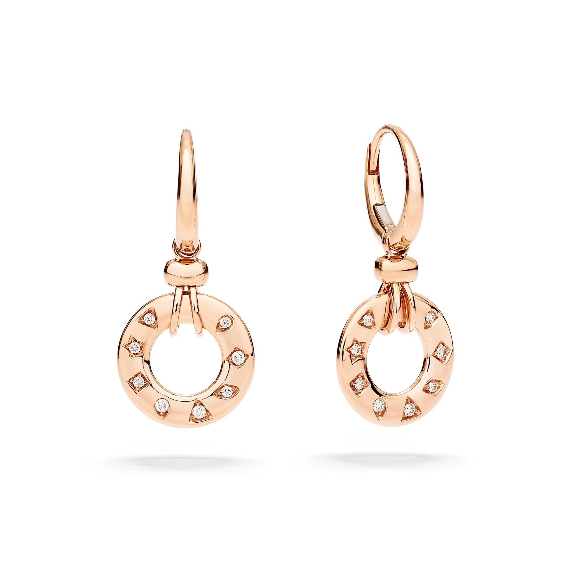 Ohrschmuck Iconica Roségold Diamanten - Pomellato - POC6040O7000DB000PIN