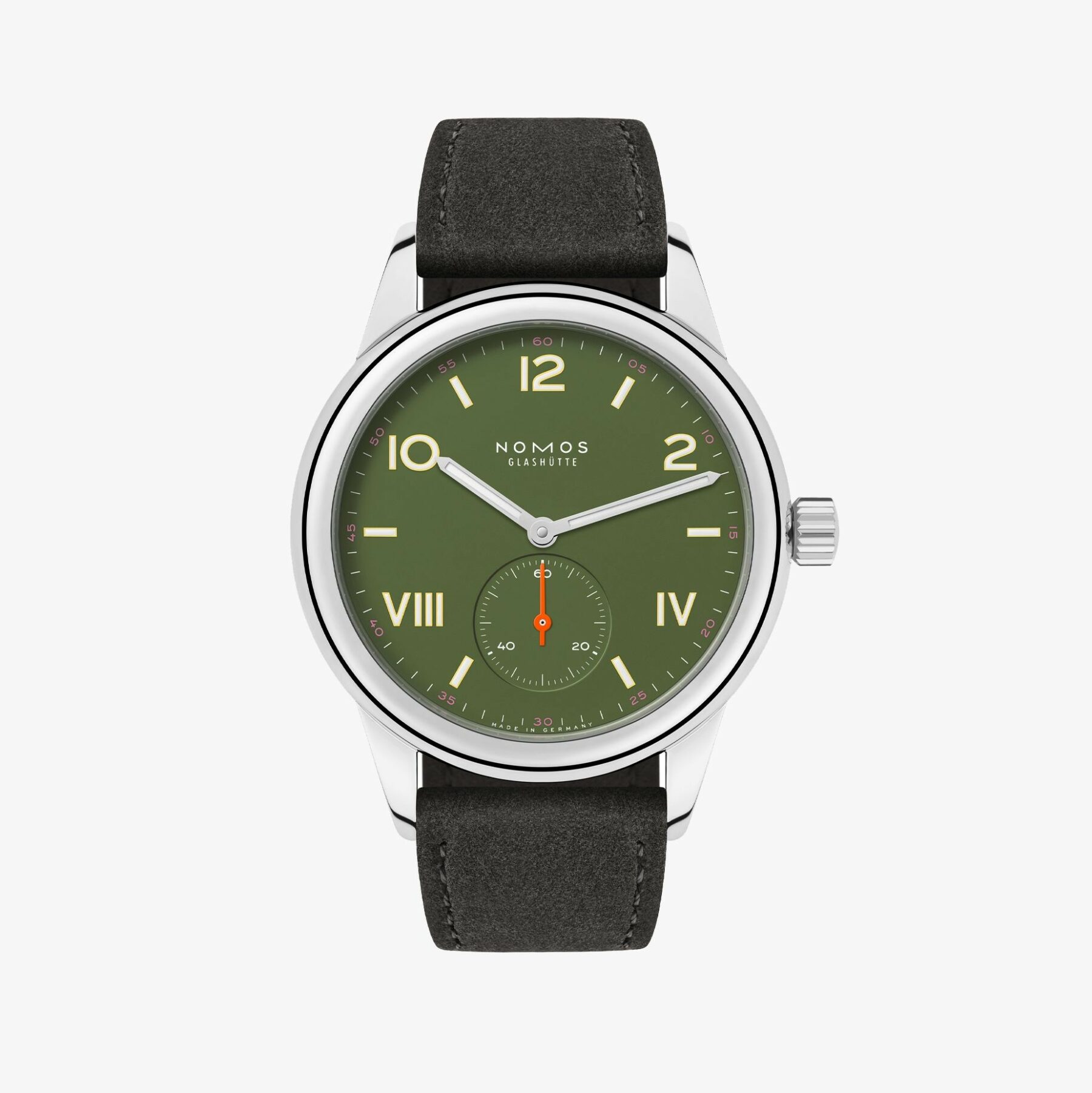 707 Club all olive Handaufzug 36 mm - NOMOS Glashütte - U-707