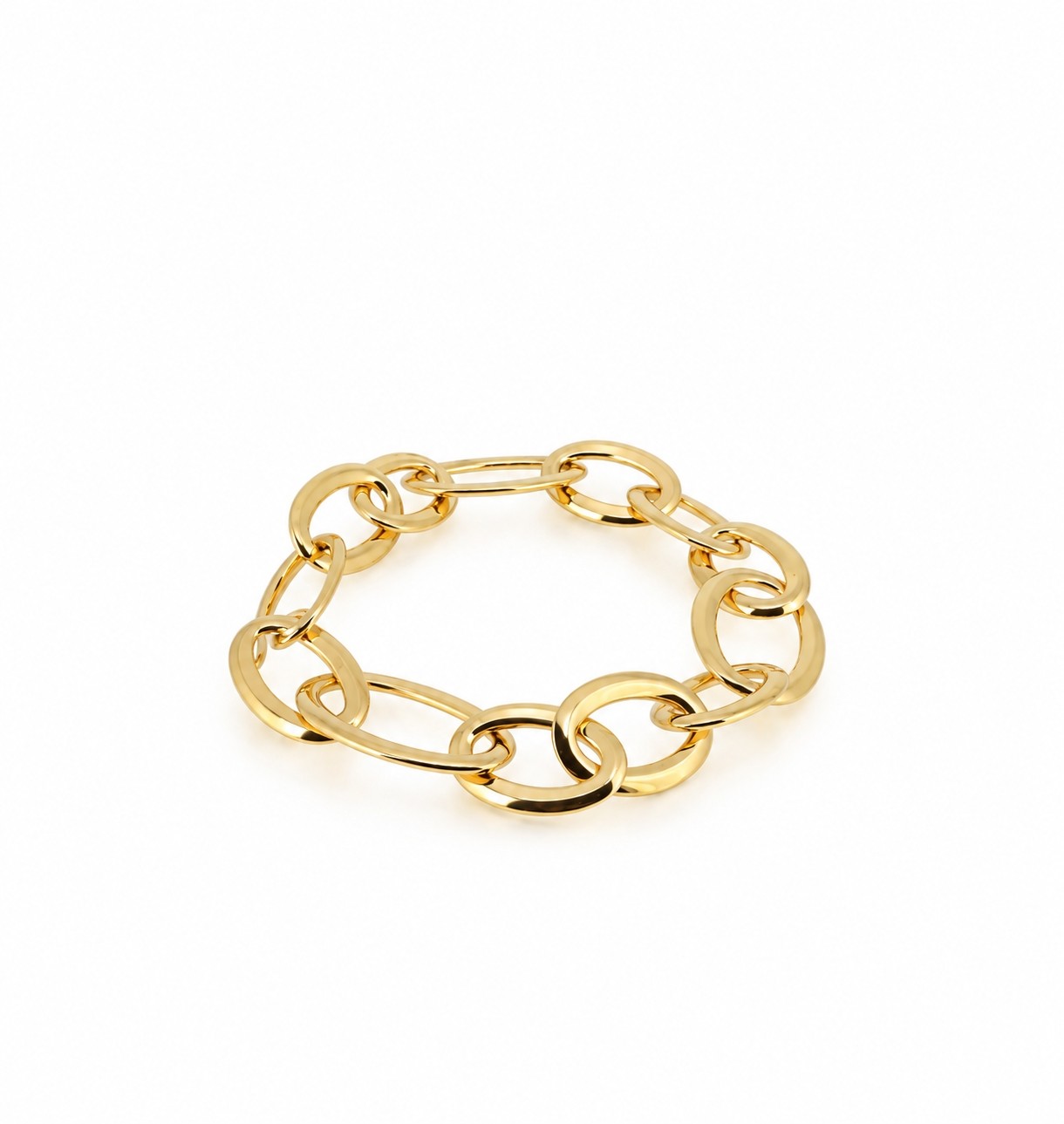 Gliederarmband 18K Gelbgold poliert - Clioro - 72931.7210