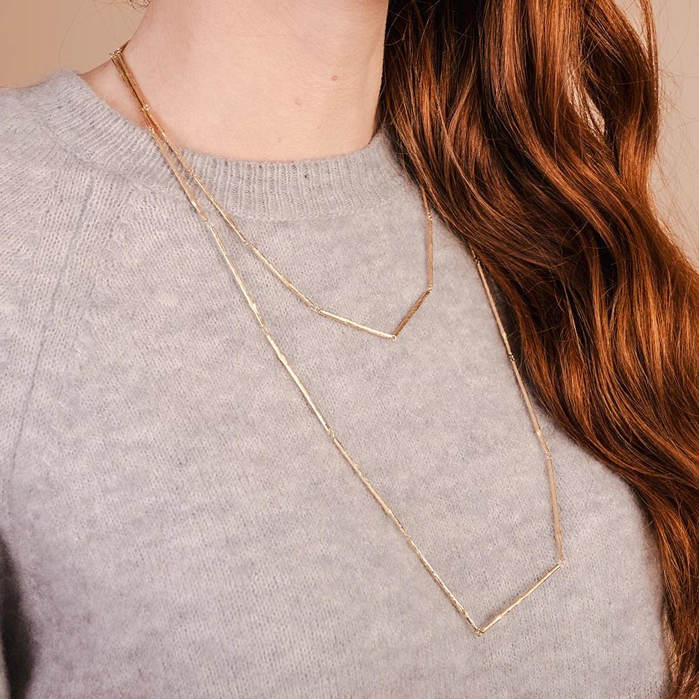 Kette Forest 925 Silber goldplattiert - Noen - 97130gg
