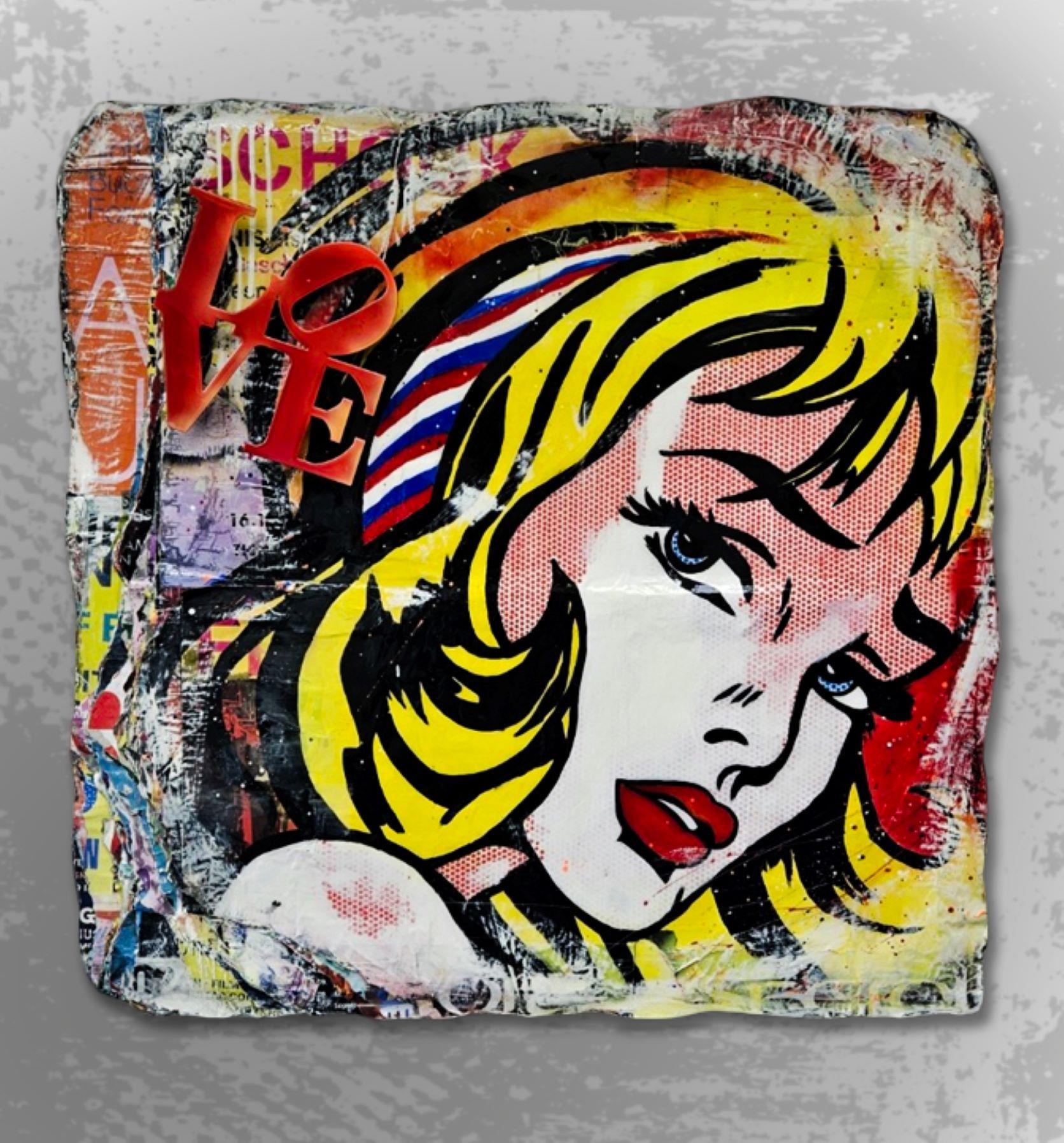 bigcrazycloud - Lichtenstein LOVE Girl with ribbon - Kiesewalter, Tanja - k-2609TK29